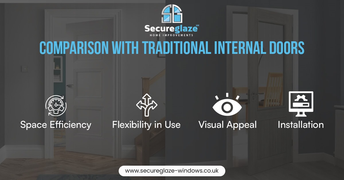 Comparison with Traditional Internal bifold Doors Comparison with Traditional Internal bifold Doors