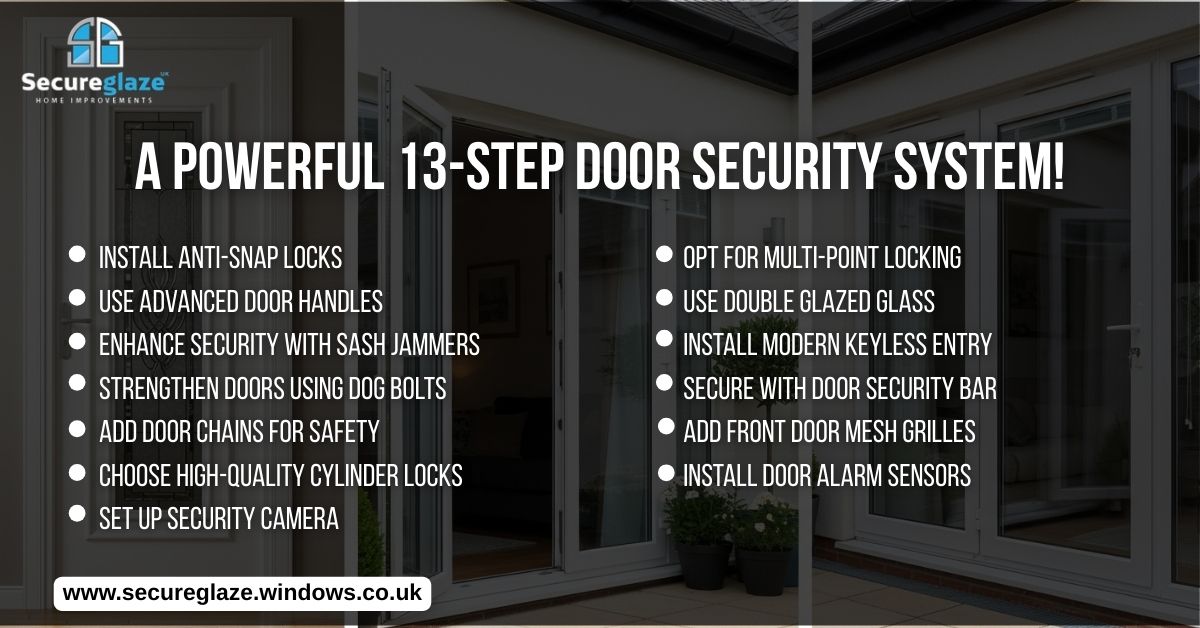 13-Step Door Security System