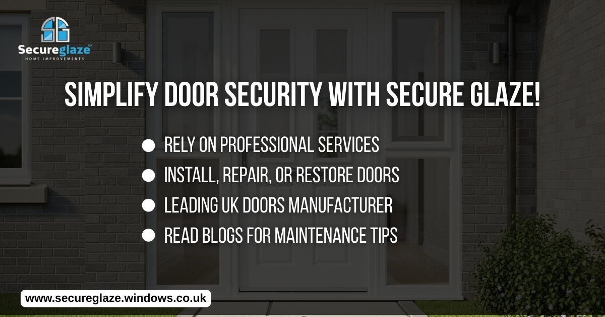 Door Security With Secure Glaze