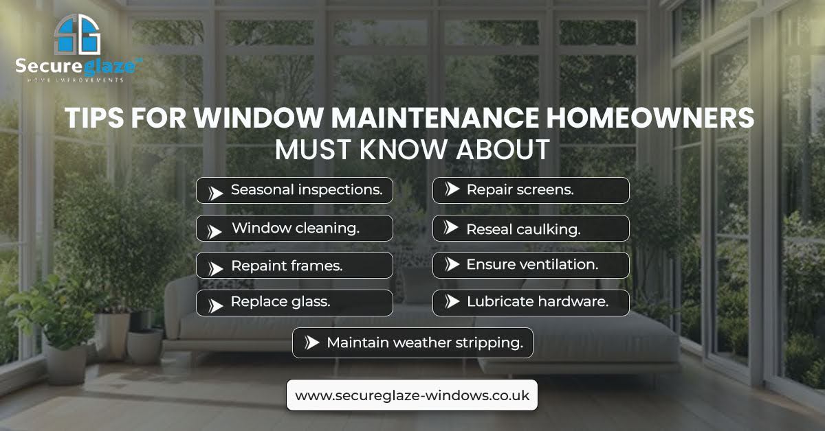 Tips For Window Maintenance Tips For Window Maintenance