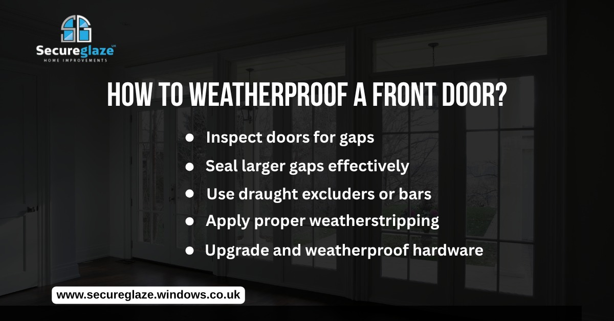 how to weatherproof a front door how to weatherproof a front door