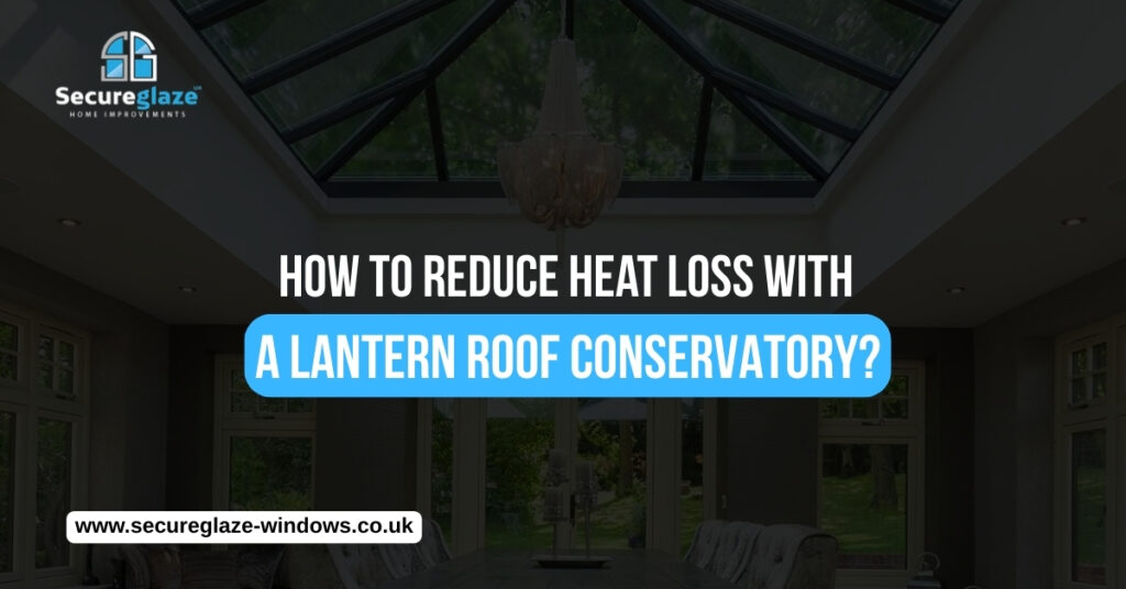 how to reduce a heat loss with a lantern roof conservatory