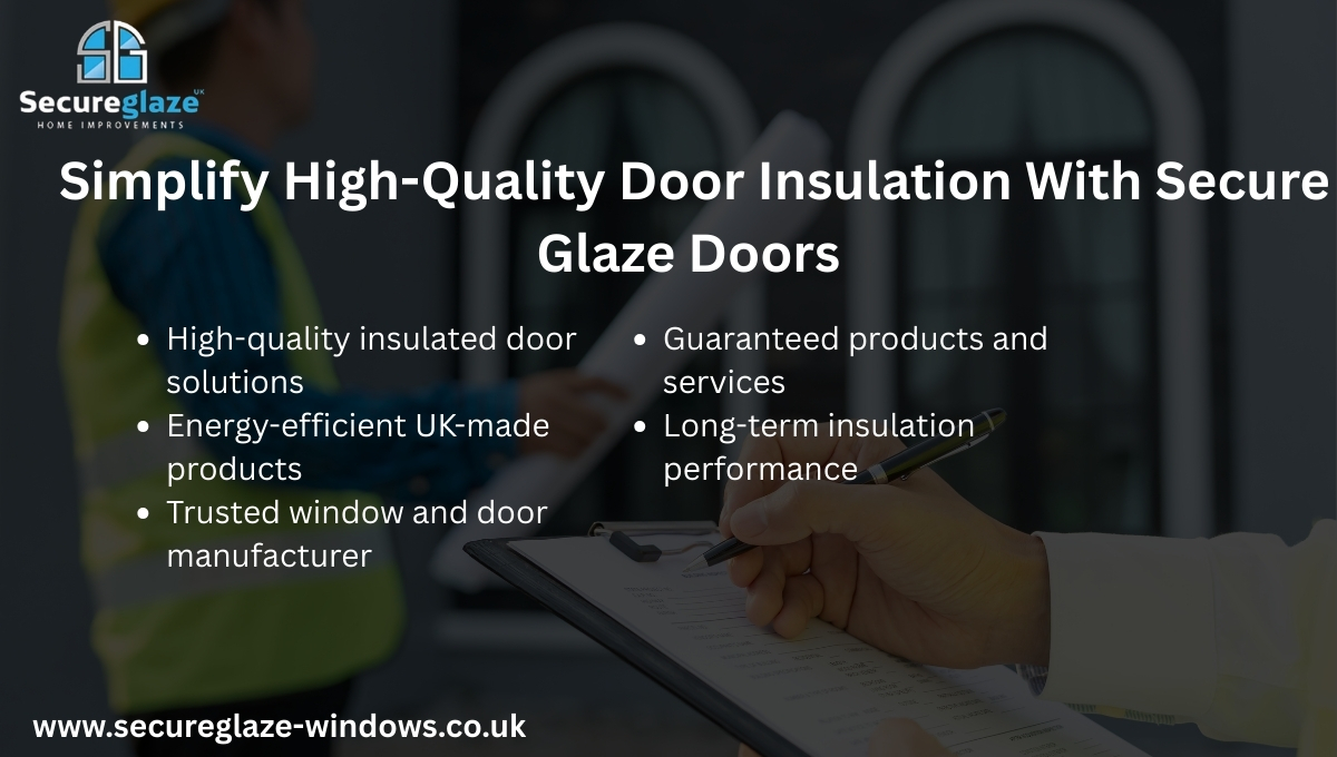 Simplify High-Quality Door Insulation With Secure Glaze Doors Simplify High-Quality Door Insulation With Secure Glaze Doors