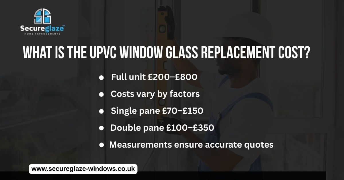 What Is The UPVC Window Glass Replacement Cost