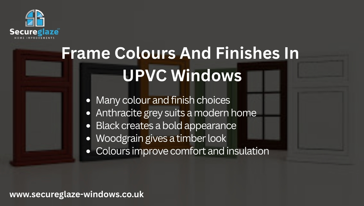 Frame Colours And Finishes