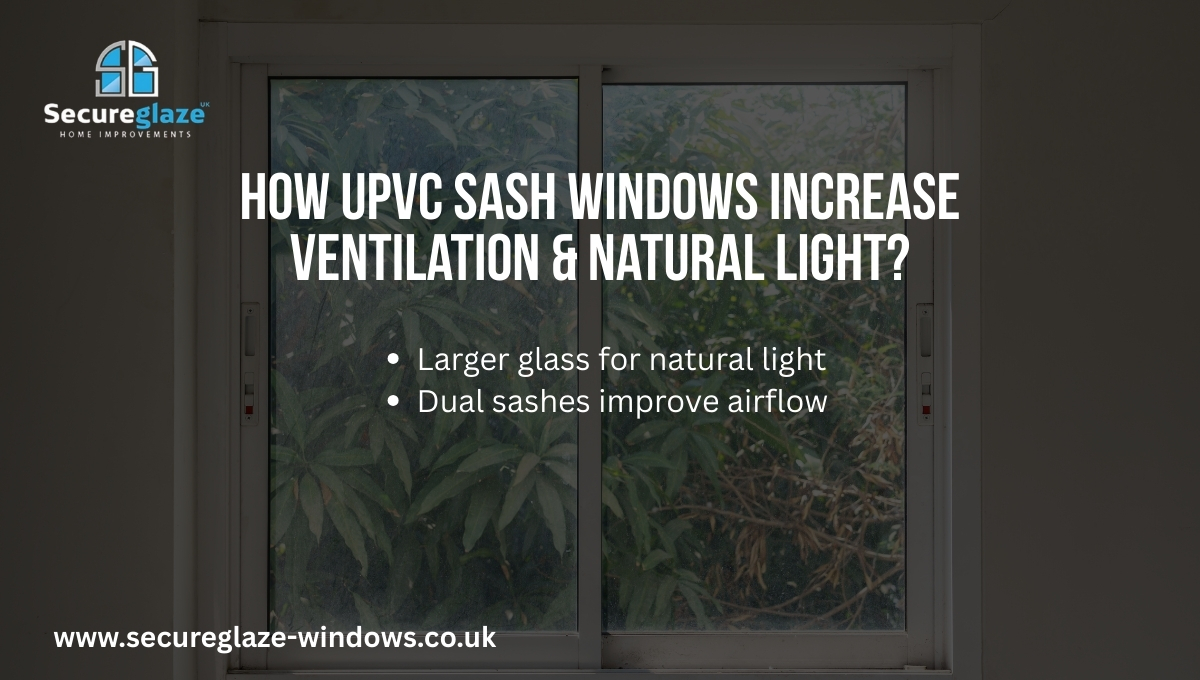 How UPVC Sash Windows Increase Ventilation and Natural Light
