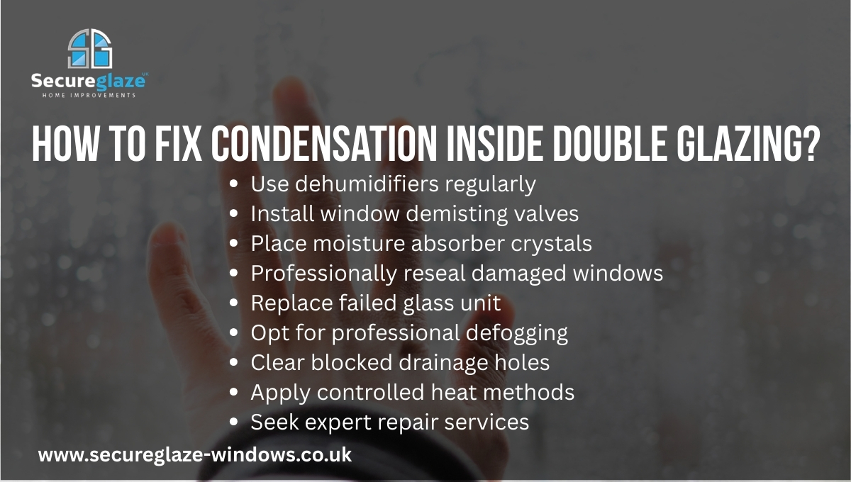 How to Fix Condensation Inside Double Glazing