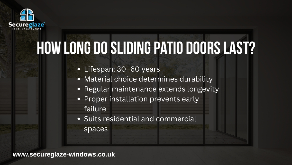 How Long Do Sliding Patio Doors Last