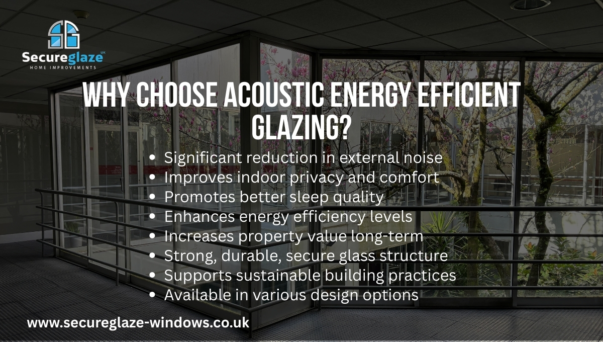 Why Choose Acoustic Energy Efficient Glazing