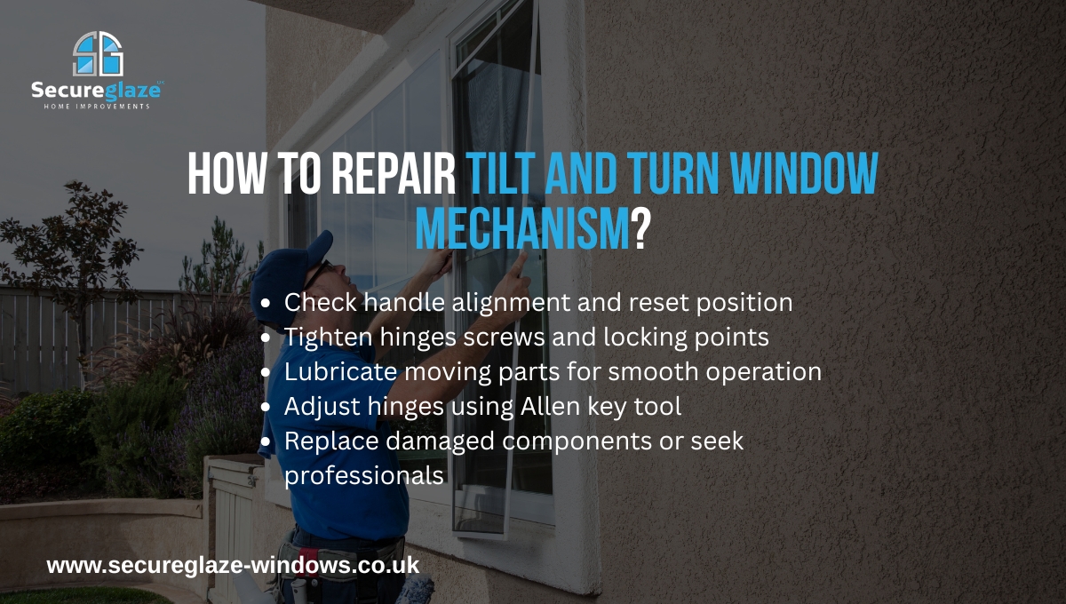 How to Repair Tilt and Turn Window Mechanism