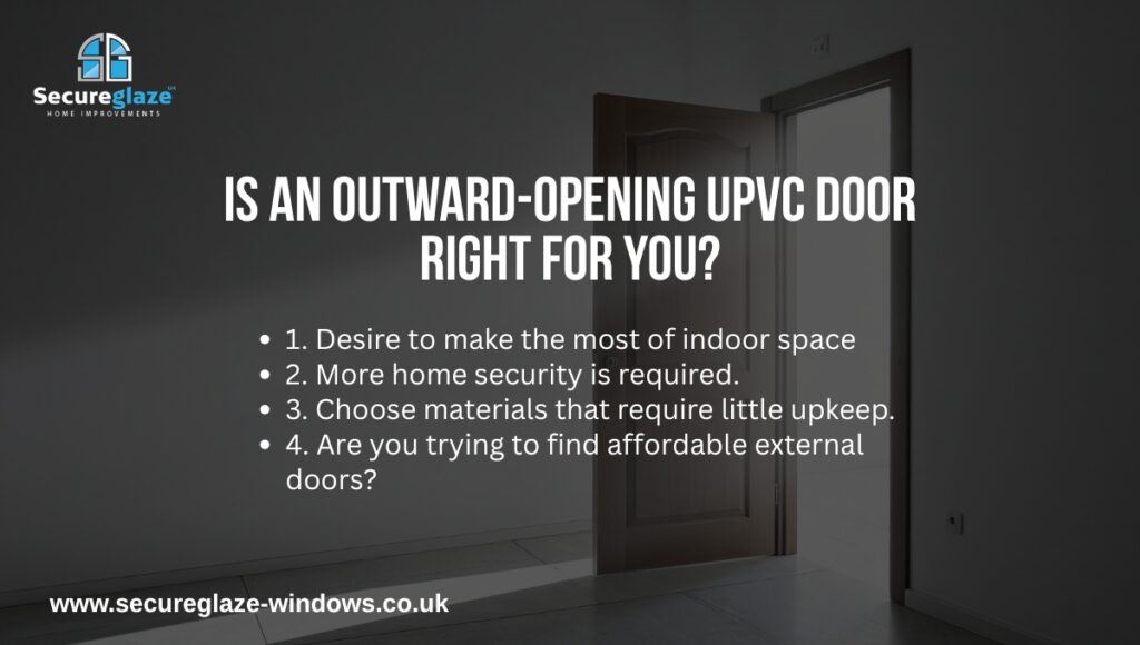 Outward Opening uPVC Door Guide: Cost, Style, and Security