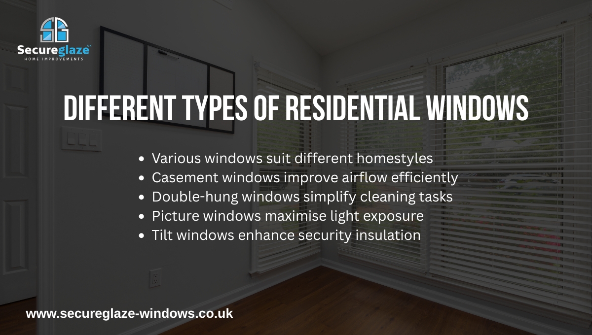 Different Types of Residential Windows