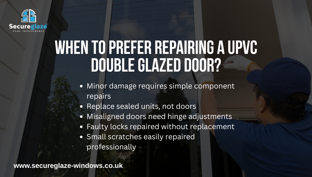 When to Prefer Repairing a UPVc Double Glazed Door When to Prefer Repairing a UPVc Double Glazed Door