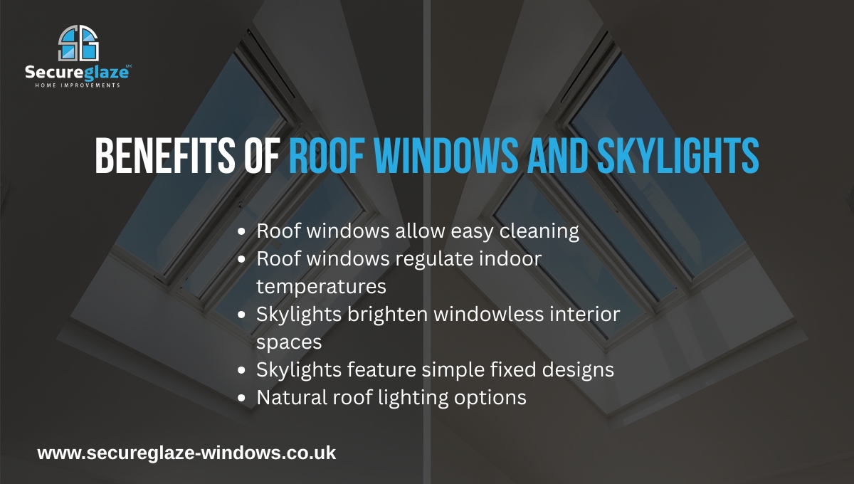 Benefits of Roof Windows and Skylights