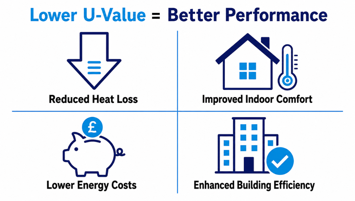 Lower U Value Better Performance Lower U Value Better Performance
