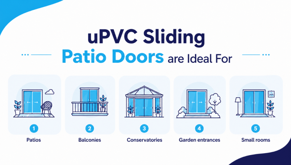 uPVC Sliding Patio Doors are Ideal For