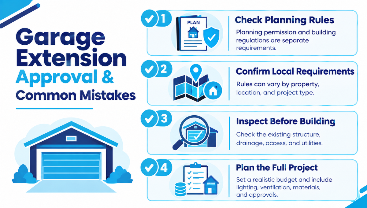 Garage Extension Approval & Common Mistakes