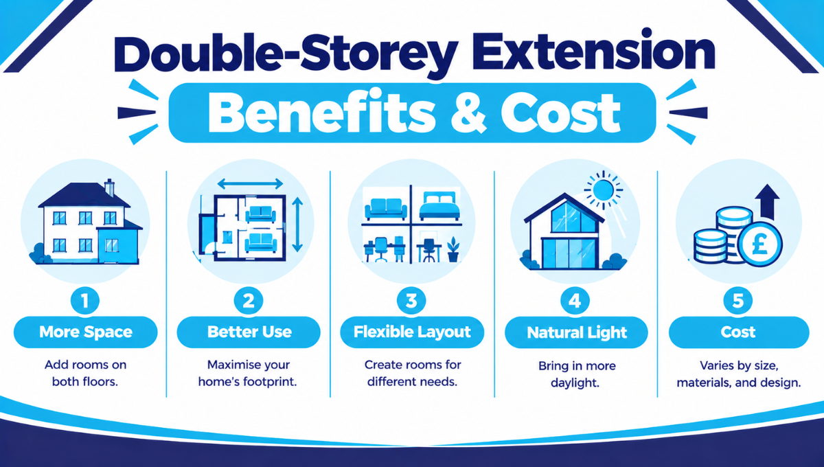 Double-Storey Extension Benefits & Cost