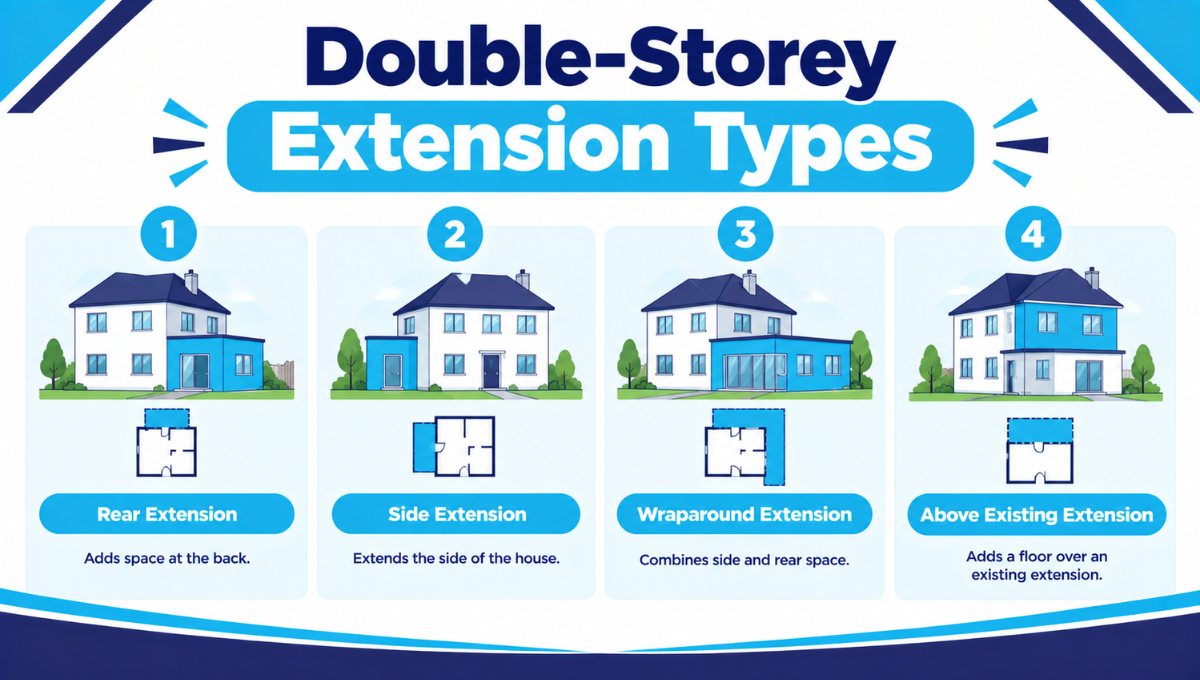 Double-Storey Extension Types