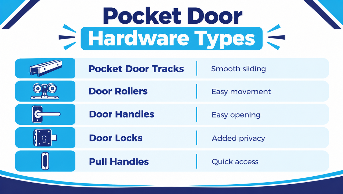 Pocket Door Hardware Types