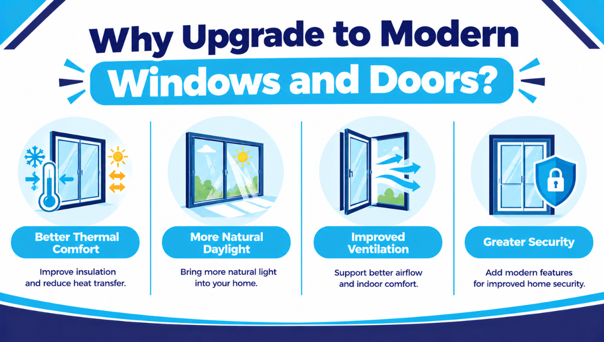 Why Upgrade to Modern Windows and Doors