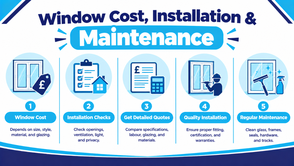 Window Cost, Installation & Maintenance